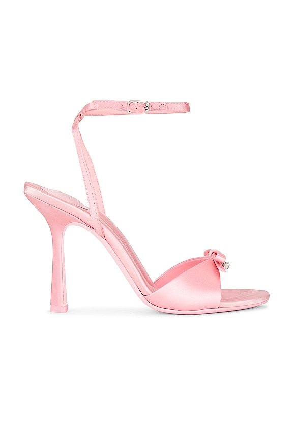 Alexander Wang Dahlia 105 Bow Sandal in Prism Pink | REVOLVE