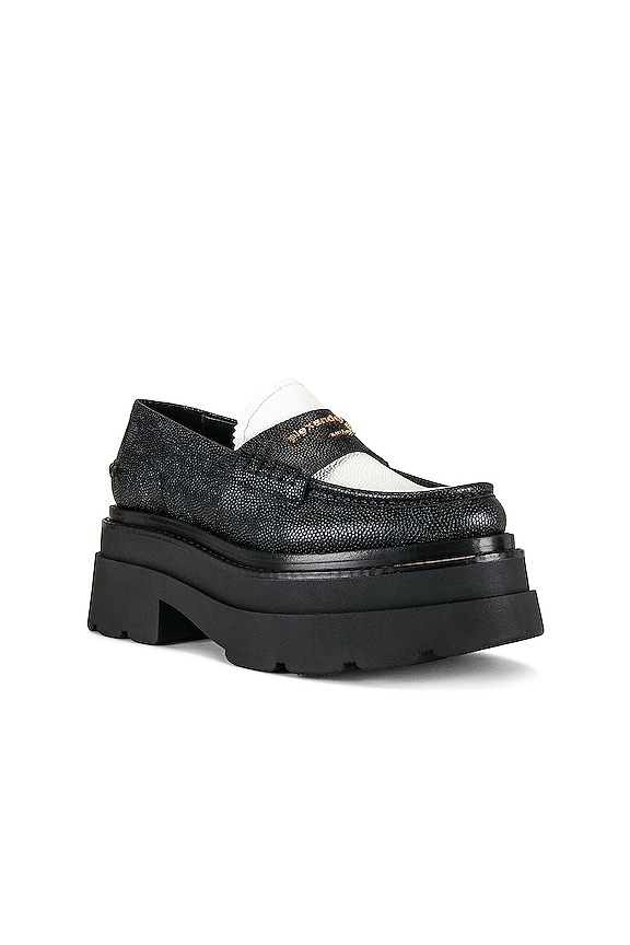 view 2 of 5 Carter Platform Loafer in Black & White