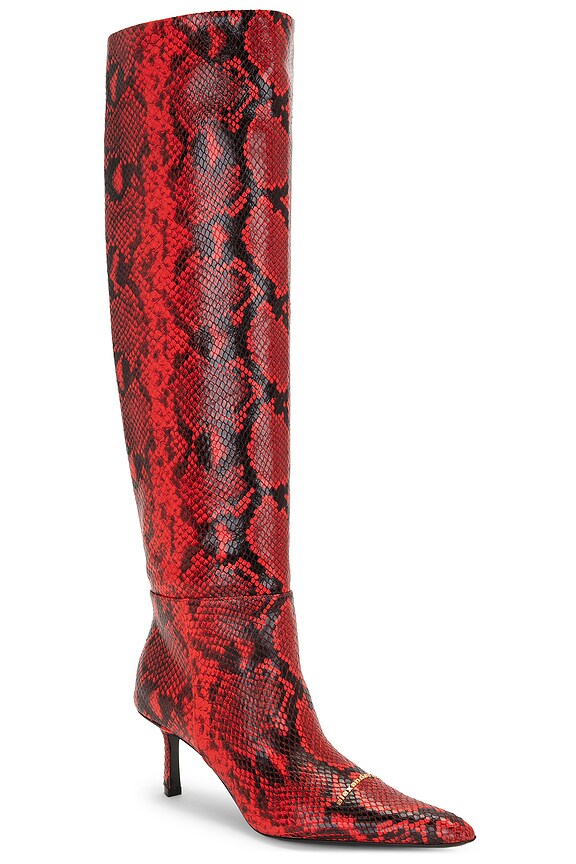 view 2 of 5 Viola 65 Slouch Boot in Red