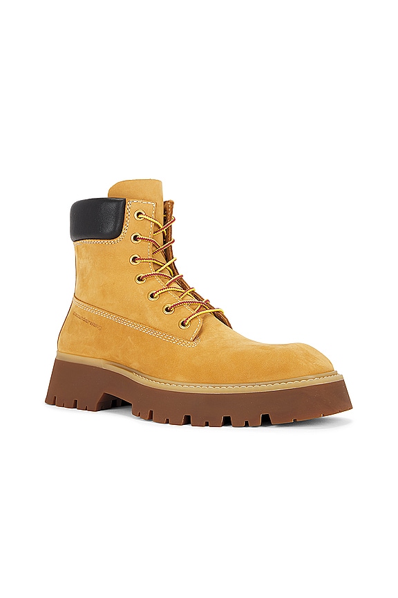 view 2 of 5 Throttle Lace Up Ankle Boot in Wheat