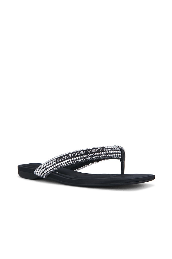 view 2 of 5 SANDALES JENNA TUBULAR FLAT THONG in Black