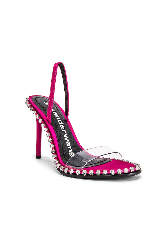 view 2 of 5 Nova Crystal Heel in Hot Pink