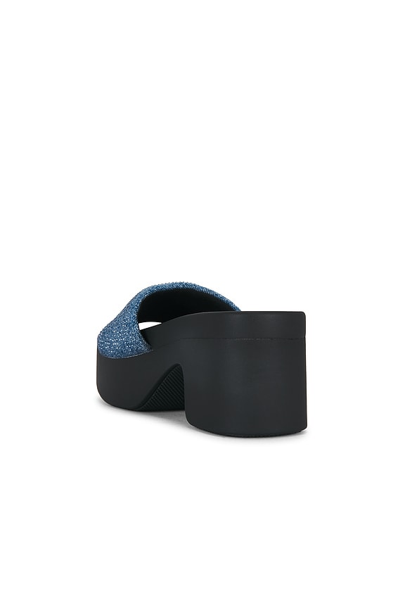 Aw Denim Hotfix Platform Slide Indigo