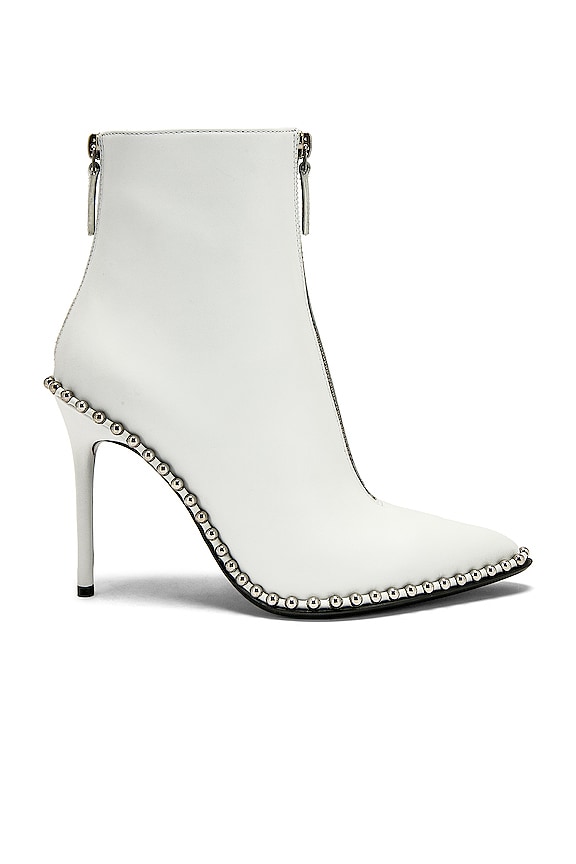 view 1 of 5 BOTTINES ERI in White Leather