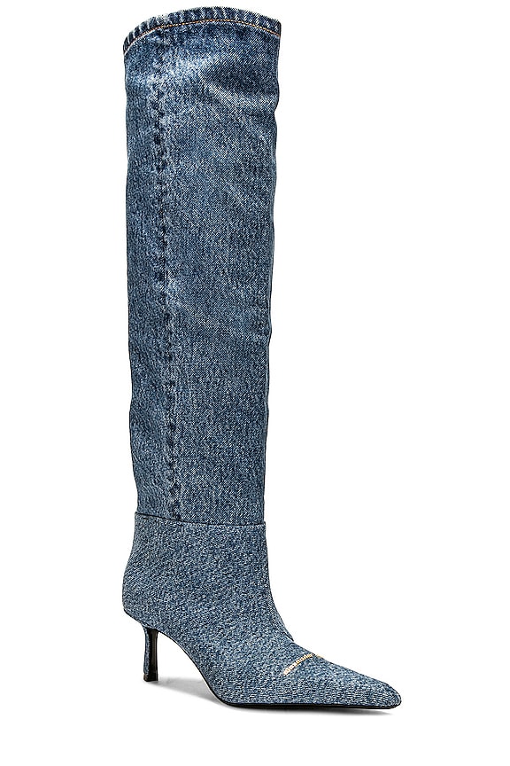 view 2 of 5 Viola 65 Slouch Boot in Medium Indigo