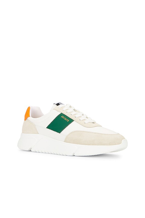 view 2 of 6 SNEAKERS in White, Orange & Green