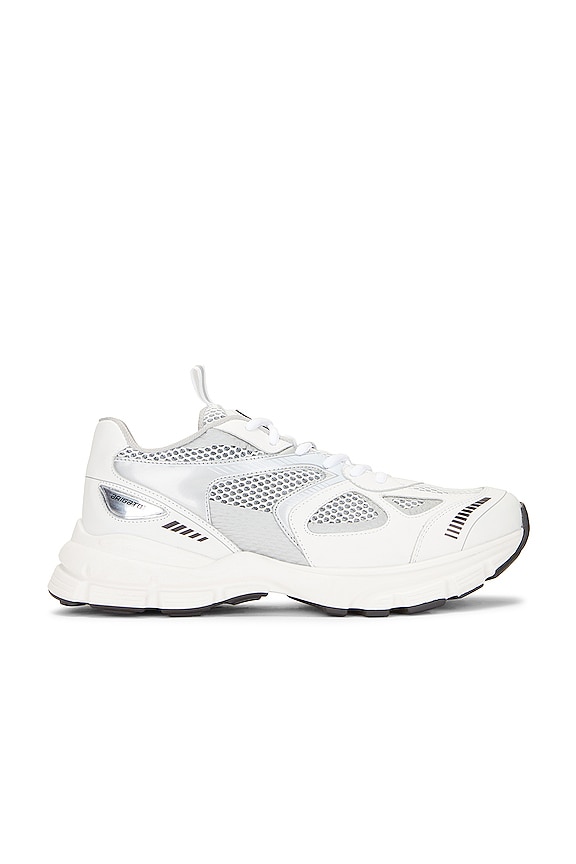 view 1 of 6 Marathon Runner in White & Silver