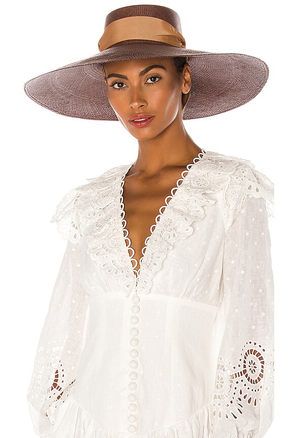 view 2 of 4 CHAPEAU FYODOR in Chocolate & Sable