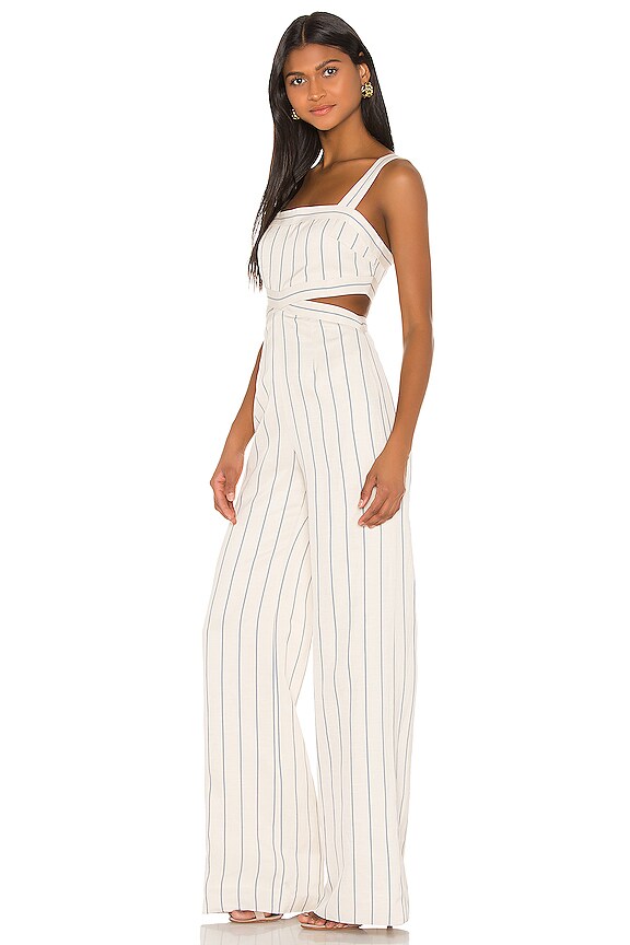 view 2 of 3 Lipton Jumpsuit in Blue Stripes