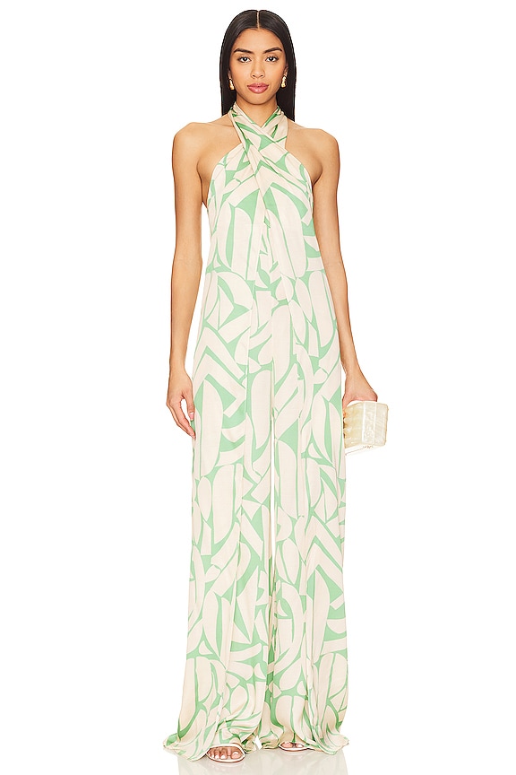 view 2 of 4 Seydou Jumpsuit in Green Mirage