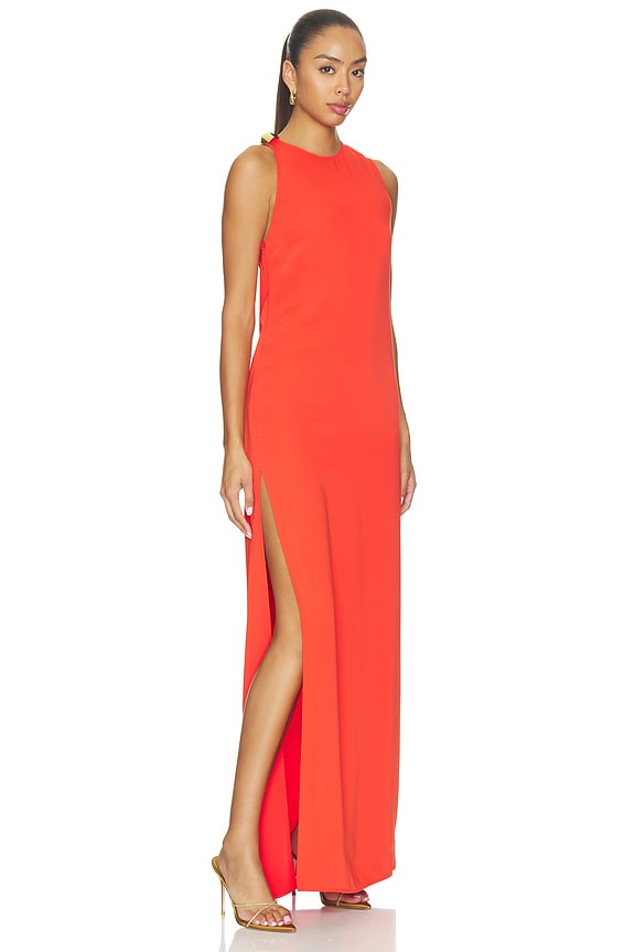 view 2 of 3 Calysea Dress in Red Orange