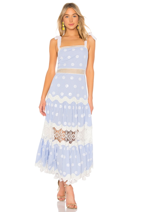 view 2 of 4 Ada Dress in Blue White Stripes