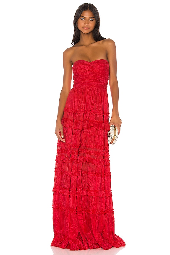 view 2 of 3 ВЕЧЕРНЕЕ ПЛАТЬЕ ALLORA in Red Azalea