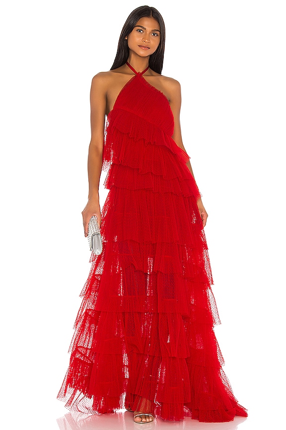 view 1 of 3 Justinia Dress in Cherry