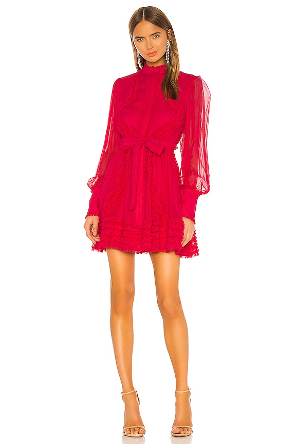 view 1 of 3 Olinka Dress in Azalea Pink