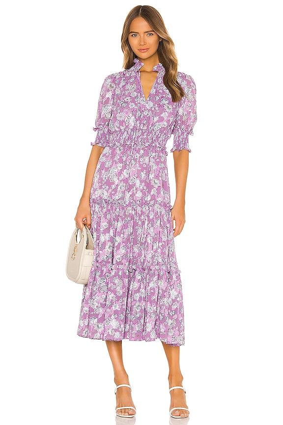 Alexis Isarra Dress in Lilac Floral | REVOLVE