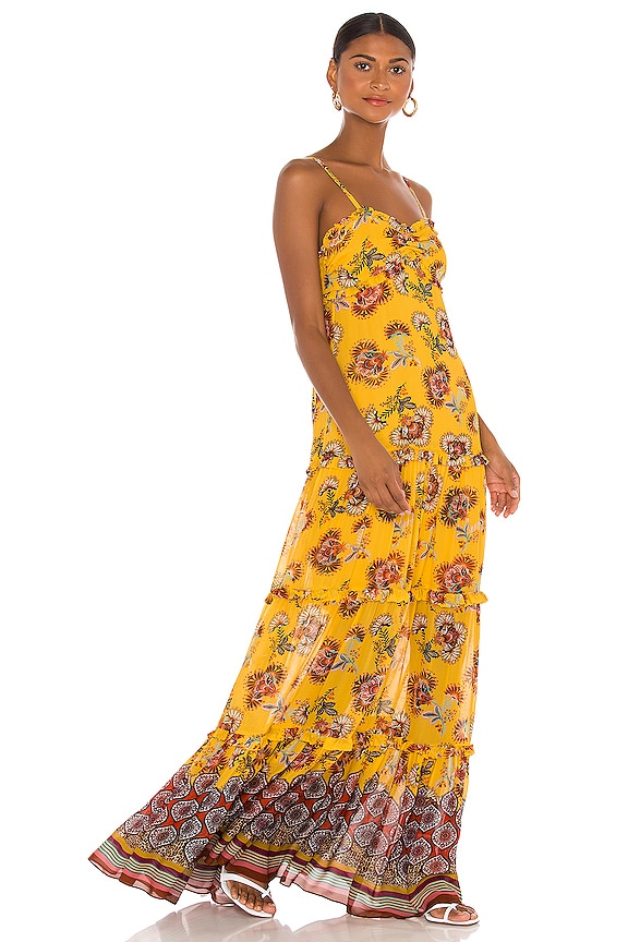 view 2 of 3 Lussa Dress in Amber Bloom