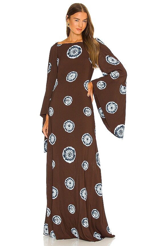 view 2 of 3 Beauty Dress in Sapphire Brown