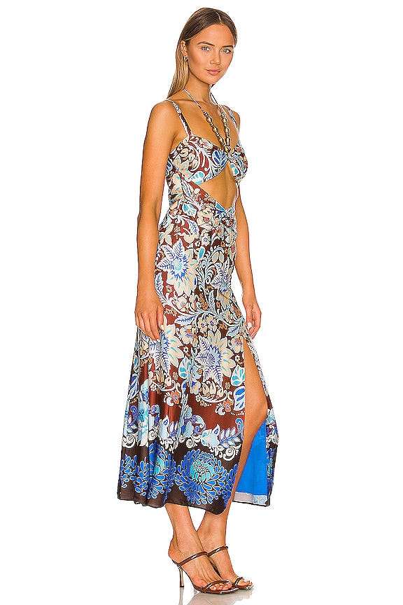 view 2 of 3 Nisa Dress in Brun Blossom