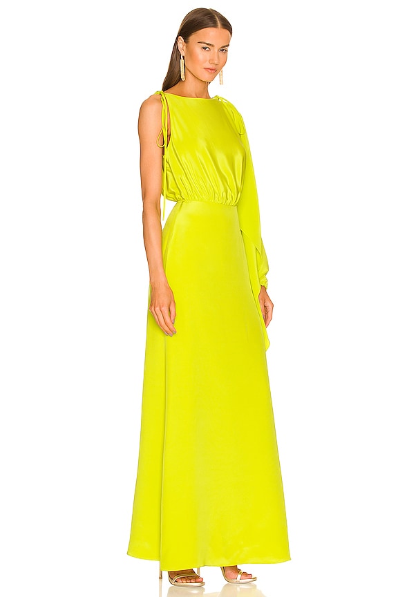 view 2 of 4 Elba Dress in Chartreuse
