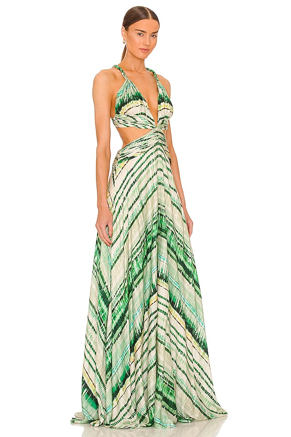 view 2 of 3 Siena Dress in Emerald