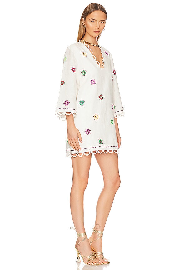 view 2 of 4 ROBE COURTE OLLIE in Mirrored Medallion