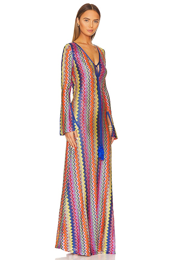 view 2 of 3 ROBE MAXI ZOEY in Sunrise