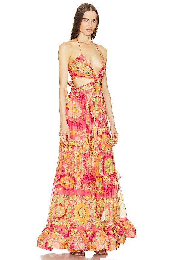 view 2 of 3 VESTIDO FREYA in Camellia Rose