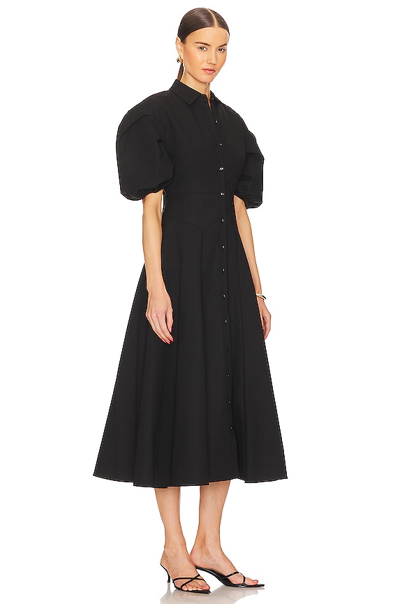 view 2 of 4 VESTIDO MIDI AMILYA in Black