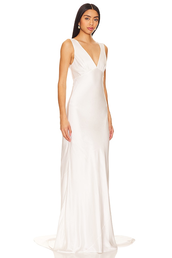 view 2 of 3 Celine Dress in White