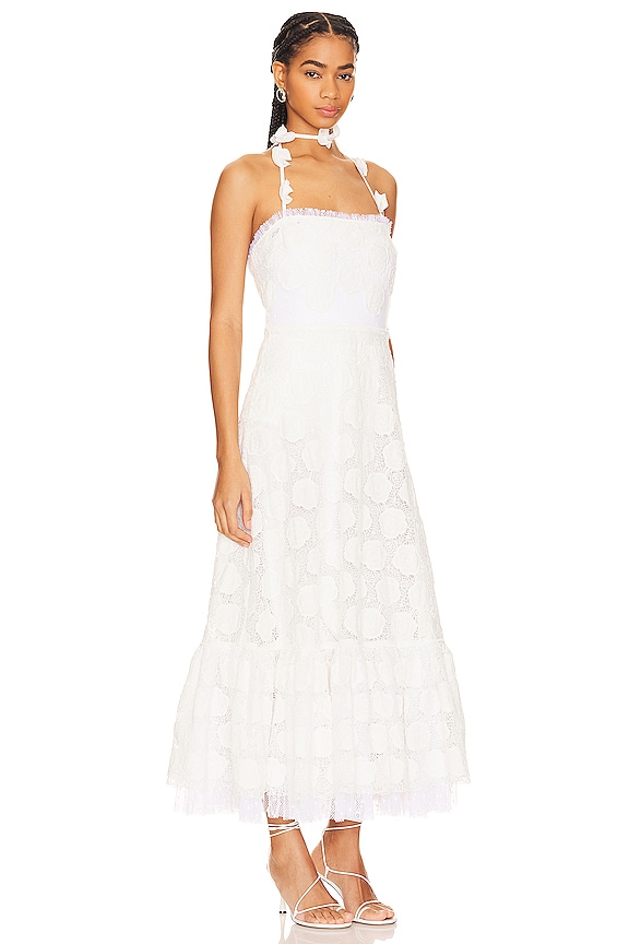 view 2 of 3 ROBE MAXI VILLANELLE in White