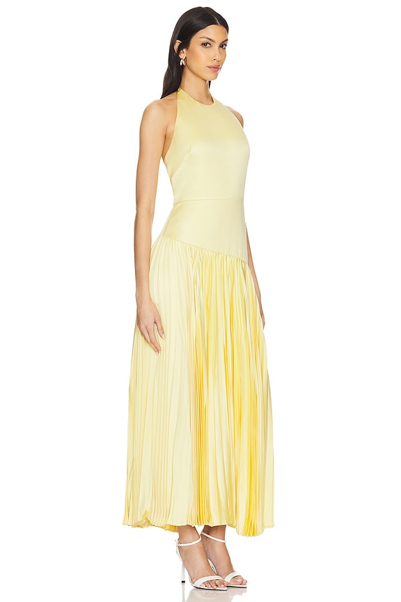 view 2 of 3 Saab Dress in Light Yellow