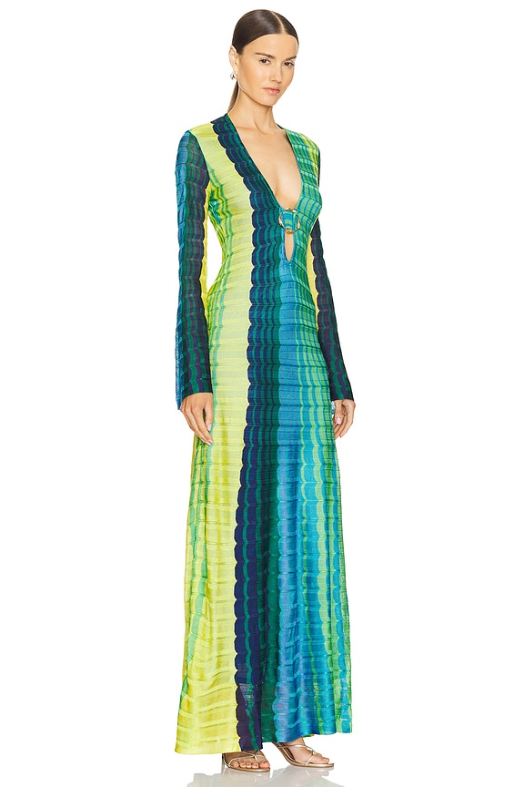 view 2 of 3 Vibe Dress in Blue Multicolor