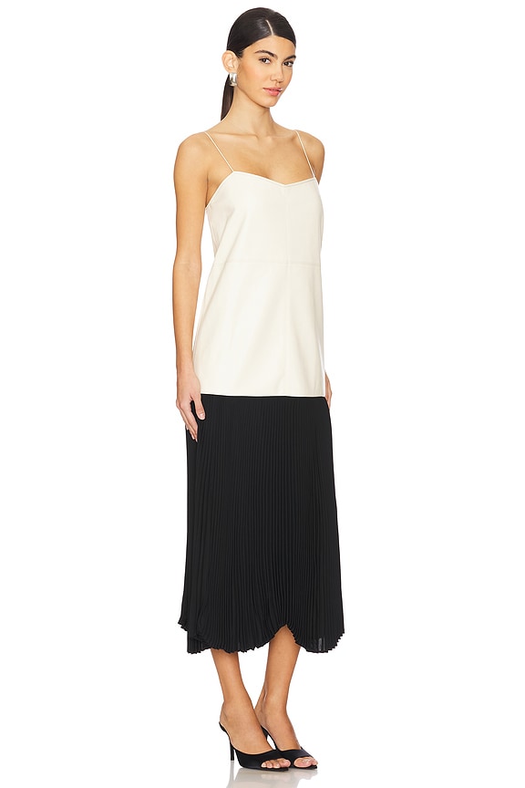 view 2 of 3 Piatta Dress in Off White & Black