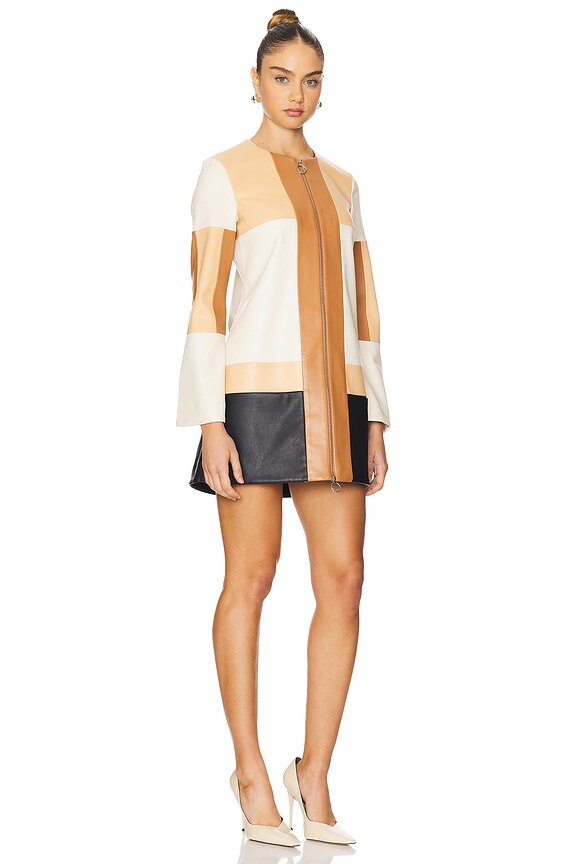 view 2 of 3 Cameron Dress in Multi Patchwork