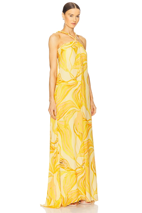 view 2 of 3 ROBE MAXI in Amber Lily