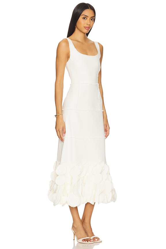 view 2 of 3 Demina Dress in White
