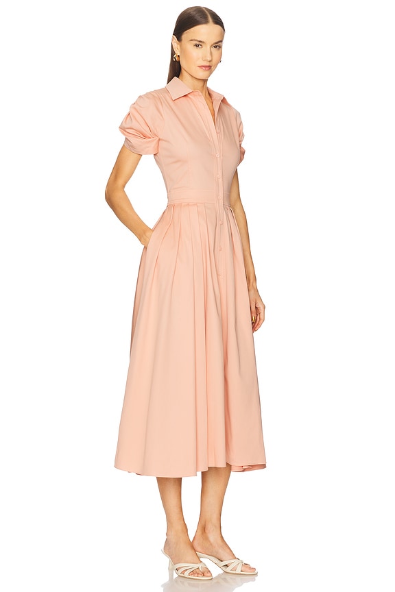 view 2 of 3 Gyles Dress in Salmon
