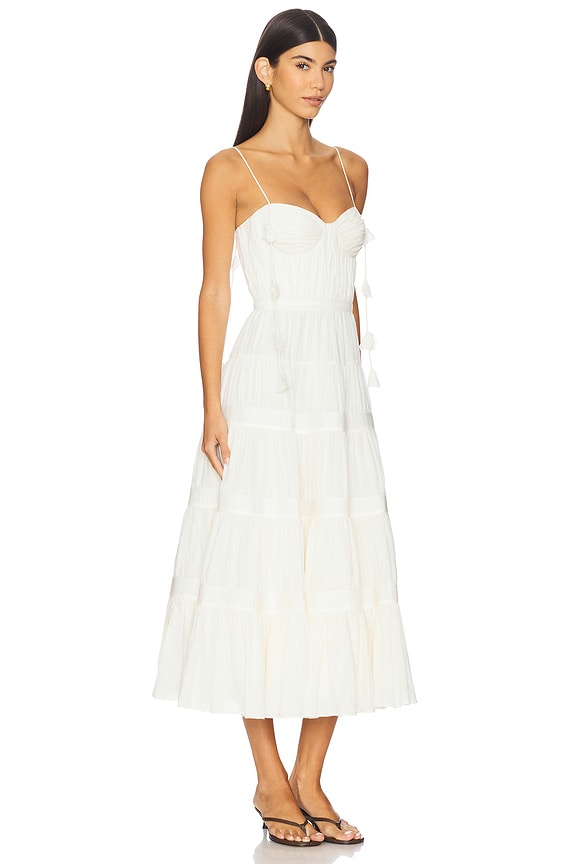 view 2 of 3 Gienna Dress in Alabaster