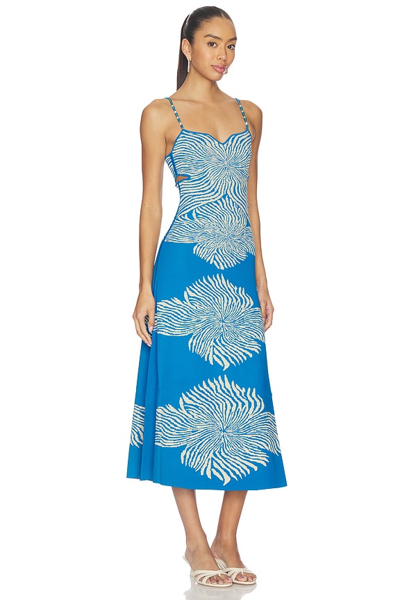 view 2 of 3 Rayana Dress in Blue Bloom