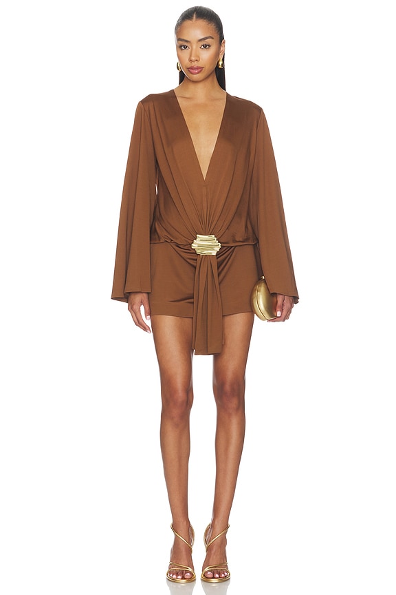 view 1 of 3 Syros Dress in Mocha