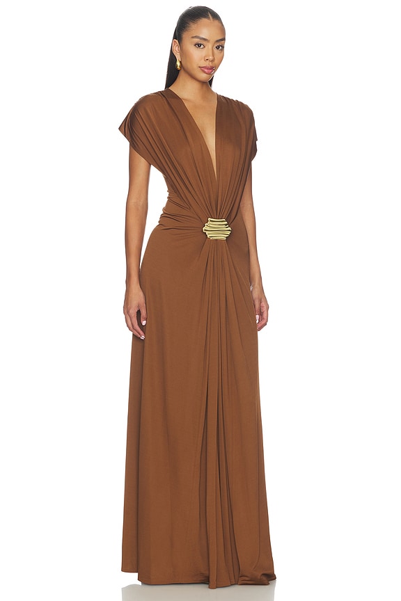 view 2 of 3 Lunaria Dress in Mocha