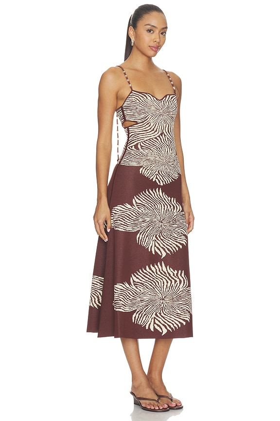view 2 of 4 VESTIDO RAYANA  in Brown Blossom