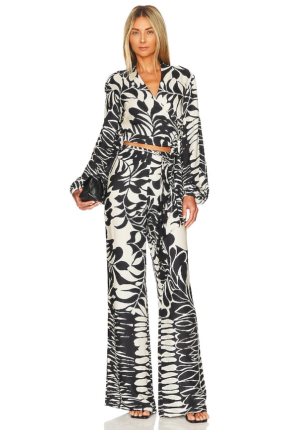 Bow Print Drawstring Pant