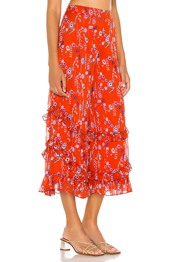view 2 of 4 Faizel Pants in Red Bouquet