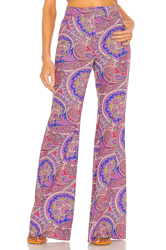 view 1 of 4 Salima Pant in Berry Paisley