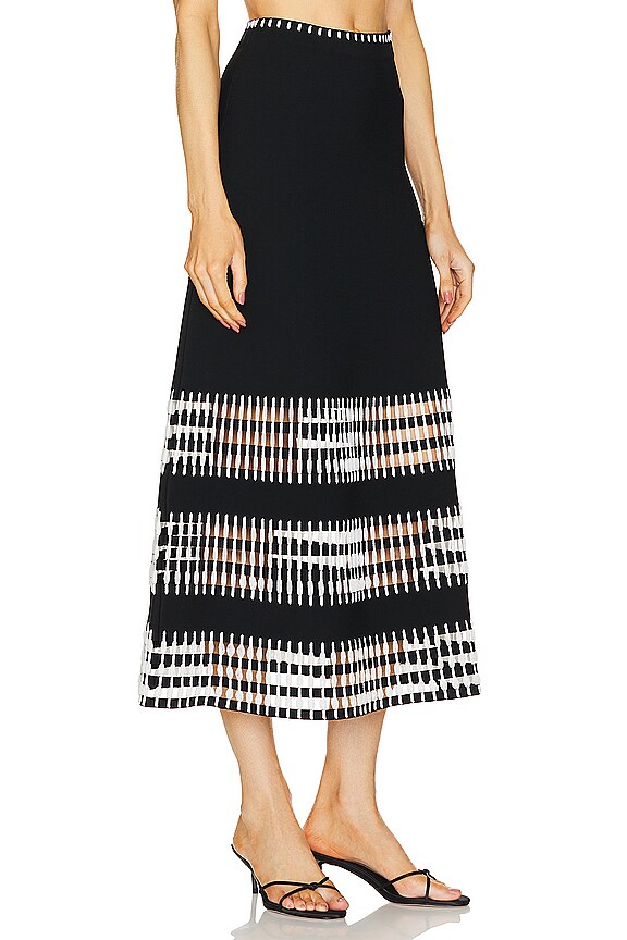 view 2 of 4 JUPE MIDI SIMONE in Black