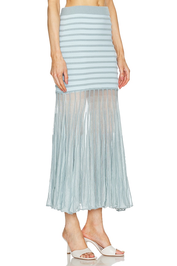 view 2 of 4 Franki Skirt in Powder Blue