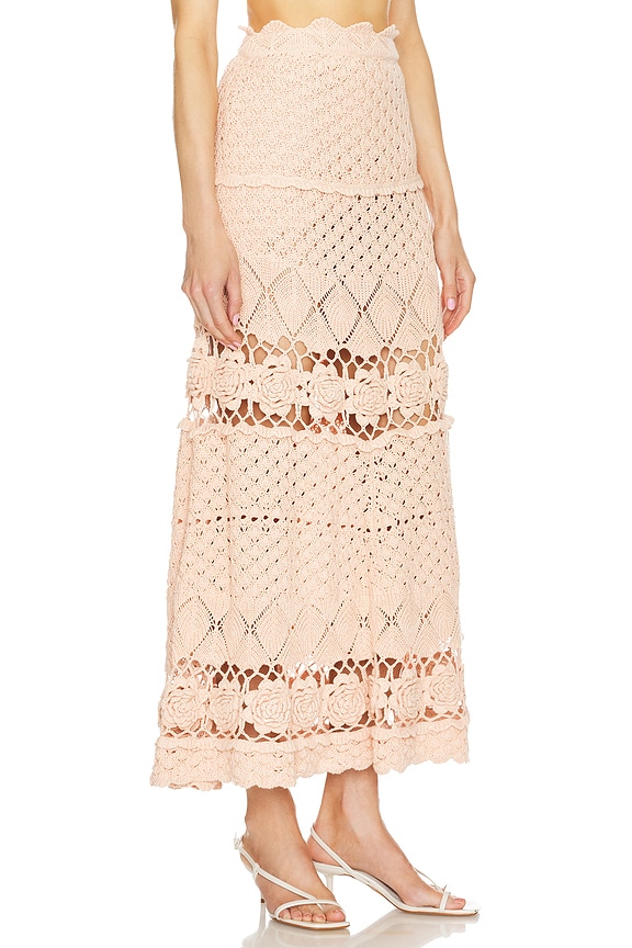 view 2 of 4 FALDA MAXI JANA in Blush
