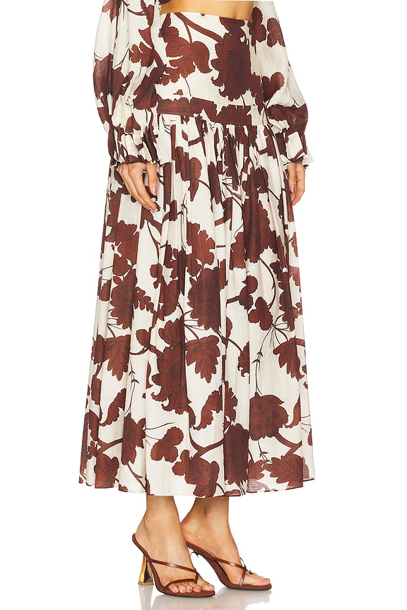 view 2 of 6 Napoli Skirt in Obsidian Brown